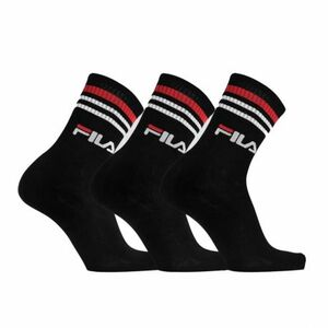 Zoknik FILA F9090 SOCKS LIFESTYLE PLAIN 3 PACK-200 BLACK kép