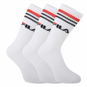 Zoknik FILA F9090 SOCKS LIFESTYLE PLAIN 3 PACK-300 WHITE kép