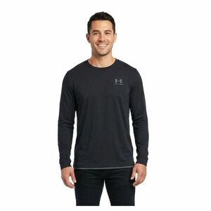 Férfi hosszú ujjú edzőpóló UNDER ARMOUR UA SPORTSTYLE LEFT CHEST LS-BLK kép