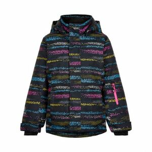 Lány síkabát COLOR KIDS Ski jacket AOP, AF 10.000, phantom kép