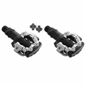 Bicikli pedálok SHIMANO Pedále MTB M520 SPD čierne+zar. SM-SH51 kép