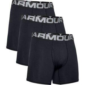 Férfi boxeralsók UNDER ARMOUR 3 PACK-UA Charged Cotton 6in-BLK kép