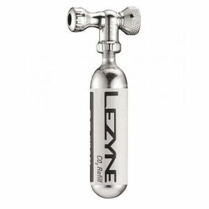 Bicikli pumpa LEZYNE CONTROL DRIVE CO2 SILVER GLOSS WITH 25G CARTRIDGE kép