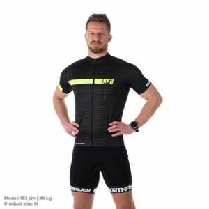 Férfi rövidujjú kerékpáros mez NORTHFINDER GERARDO Black 273 kép