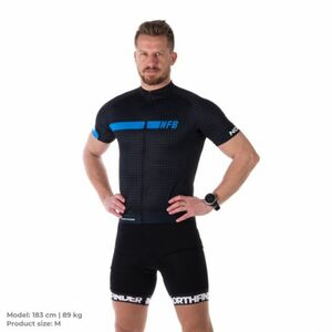 Férfi rövidujjú kerékpáros mez NORTHFINDER GERARDO Black 271 kép