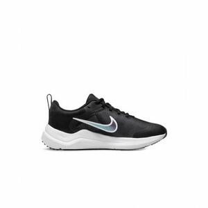 Junior sportcipő (edzőcipő) NIKE Downshifter 12 black dark smoke grey white kép