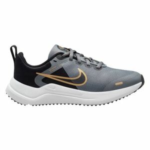 Junior sportcipő (edzőcipő) NIKE Downshifter 12 cool grey metallic gold black white kép