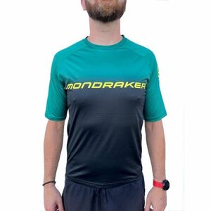 Férfi rövidujjú kerékpáros mez MONDRAKER Enduro Trail Jersey short, british racing green black yellow kép