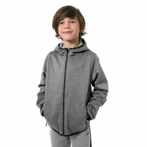Fiú túrázó Softshell kabát 4F JUNIOR BOYS SOFTSHELL JSFM001-24M-MIDDLE GREY MELANGE kép