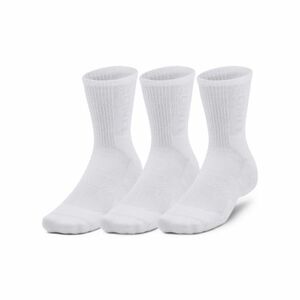 Zoknik UNDER ARMOUR UA 3-Maker 3 pack Mid-Crew-WHT-1373084-100 kép