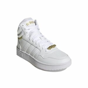 Női szabadidőcipők ADIDAS Hoops 3.0 Mid cloud white cloud white gold metallic kép