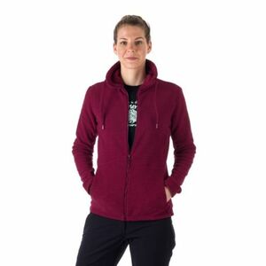 Női cipzáras melegítő túramikina NORTHFINDER BETHANY -510-cherry kép