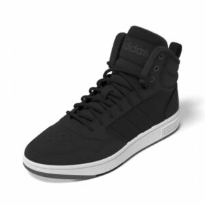 Férfi bokacsizmák télen ADIDAS Hoops 3.0 Mid WTR core black core black footwear white kép