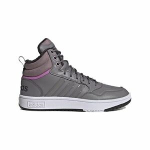 Női bokacsizmák télen ADIDAS Hoops 3.0 Mid WTR tracy grey tracy grey wonder red kép