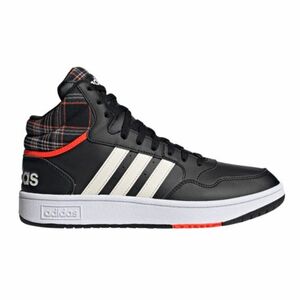 Férfi szabadidőcipő ADIDAS Hoops 3.0 Mid core black cloud white grey two kép