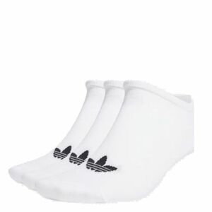 Zoknik ADIDAS ORIGINALS 3 PACK-TREFOIL LINER-S20273-3 PACK-WHITE WHITE BLACK kép