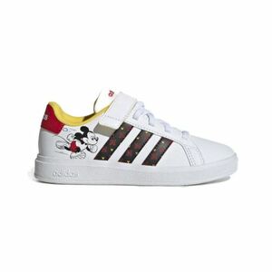 Lány szabadidőcipő ADIDAS Grand Court Mickey cloud white core black better scarlet kép