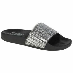 Női papucsok (strandcipők) SKECHERS Pops Up New Spark W black silver kép