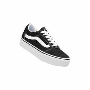Női szabadidőcipők VANS WM Ward Platform (Canvas) black white kép