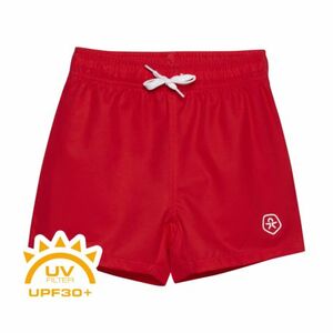 Fiú úszónadrágok COLOR KIDS Swim Shorts - Solid, goji berry kép
