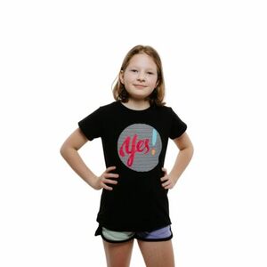 Lány póló rövid ujjú AUTHORITY T-YES G black kép