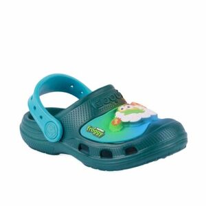 Fiú kroksik (szabadidőcipő) COQUI Maxi Hero Flash jungle green turquoise kép