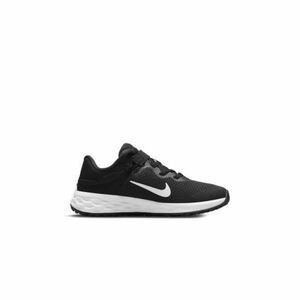 Gyerek sportcipő (edzőcipő) NIKE Revolution 6 FlyEase black dark smoke grey white kép
