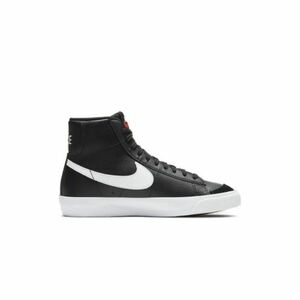 Junior túracipő NIKE Blazer Mid 77 black white team orange kép