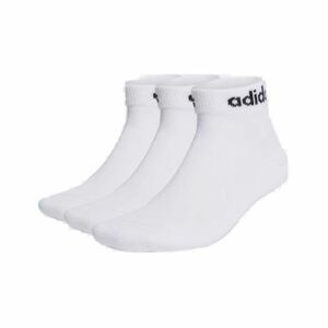 Zoknik ADIDAS C LIN ANKLE 3P-3 pack-WHITE BLACK kép