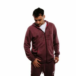 Férfi zipzáras pulóver AUTHORITY H-ORIGINALS bordo kép