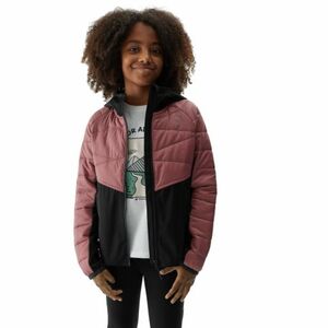 Lány túrázó Softshell dzseki 4F JUNIOR TECHNICAL JACKET-JAW23TTJAF280-54S-PINK kép