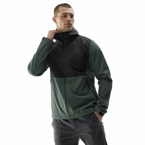 Férfi túrázó Softshell dzseki 4F SOFTSHELL JACKET-AW23TSOFM155-40S-DARK GREEN kép