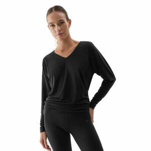 Női hosszú ujjú edzőpóló 4F LONGSLEEVE FNK-AW23TFLOF153-22S-ANTHRACITE kép