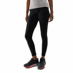 Női túrázó bélelt leggings 4F TROUSERS FNK-AW23TFTRF404-20S-DEEP BLACK kép