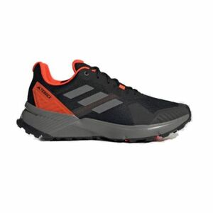Férfi futó trail cipők ADIDAS Terrex Soulstride M core black grey four solar red kép