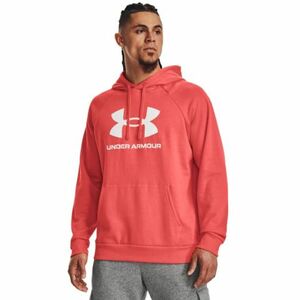 Férfi melegített kapucnis pulóver UNDER ARMOUR UA Rival Fleece Logo HD-RED kép