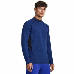 Férfi hosszú ujjú kompressziós póló UNDER ARMOUR UA CG Armour Twist Mock-BLU kép
