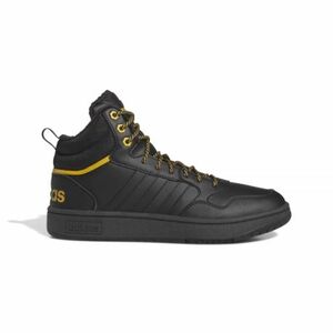 Férfi bokacsizmák télen ADIDAS Hoops 3.0 Mid WTR core black core black preloved yellow kép