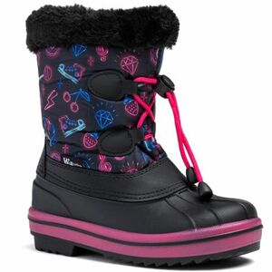 Lány téli magas csizmák WOJTYLKO Amalebra black kép