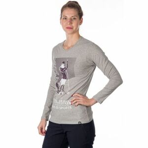 Női túrázó hosszú ujjú póló NORTHFINDER FAYE-320-greymelange kép