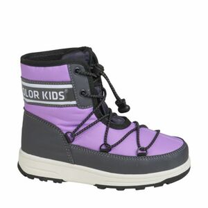 Lány téli magas csizmák COLOR KIDS Boots W. String, violet tulle kép