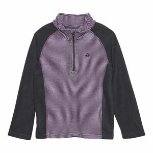 Lány síelés Polár pulóver COLOR KIDS Fleece Pulli - Striped, violet tulle kép