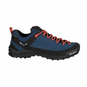 Férfi alacsony túrázó teljes bőr cipő SALEWA Wildfire Leather GTX M dark denim black kép