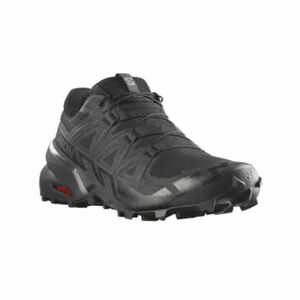 Férfi futó trail cipők SALOMON Speedcross 6 Wide M black black phantom kép