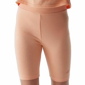 Lány melegítőnadrág rövidnadrág 4F JUNIOR TIGHTS-4FJWSS24TTIGF129-65S-PALE CORAL kép