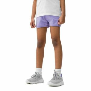 Lány melegítőnadrág rövidnadrág 4F JUNIOR SHORTS CAS-4FJWSS24TSHOF280-52S-LIGHT VIOLET kép