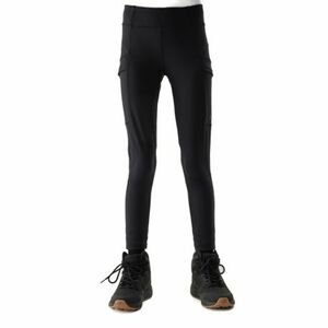 Lány túrázó leggings 4F JUNIOR TROUSERS FNK-4FJWSS24TFTRF493-21S-BLACK kép