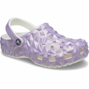 Kroksik (rekreációs cipő) CROCS Classic Iridescent Geo Clog white kép