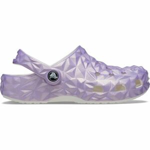 Lányi krokszik (szabadidőcipő) CROCS Classic Iridescent Geo CGK white kép