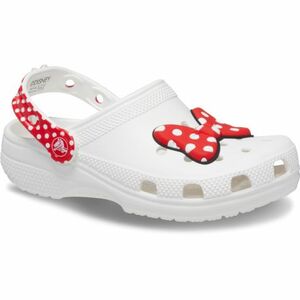 Lányi krokszik (szabadidőcipő) CROCS Disney Minnie Mouse Classic Clog T white red kép